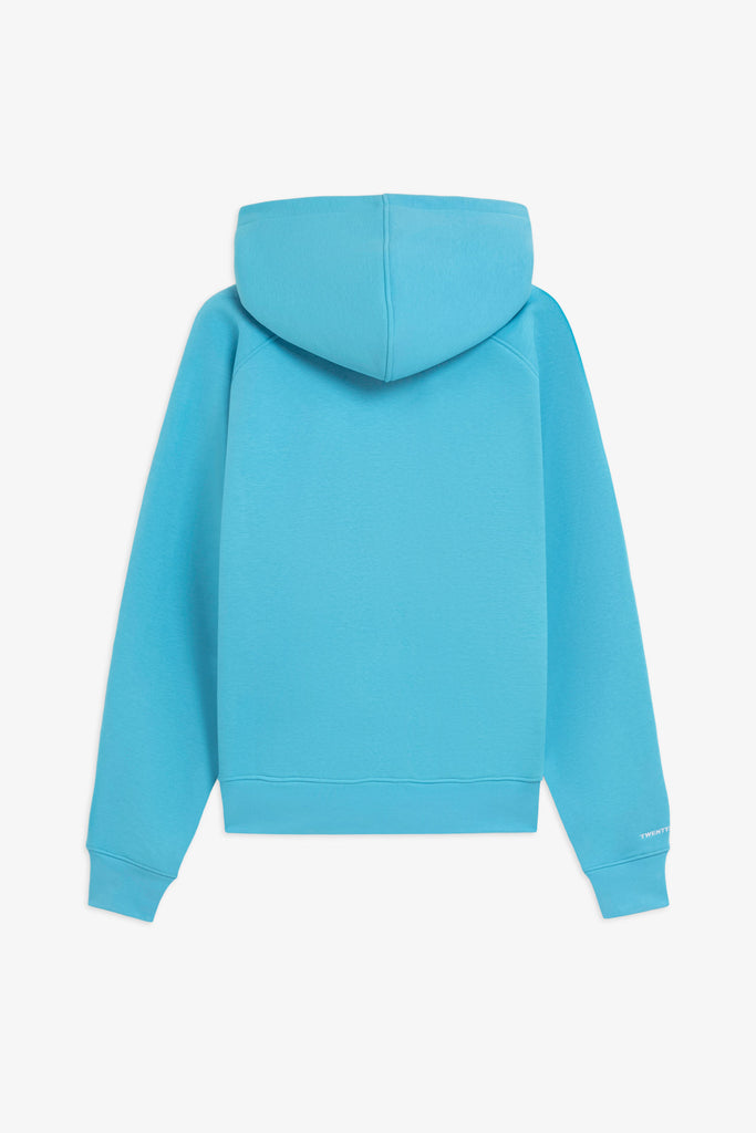 Hoodie with Raglan Sleeves and Boxy Fit Featuring