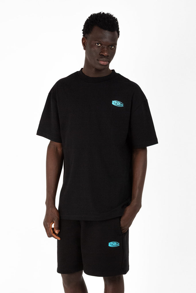 Boxy Fit Cotton Jersey T-shirt with 22ND