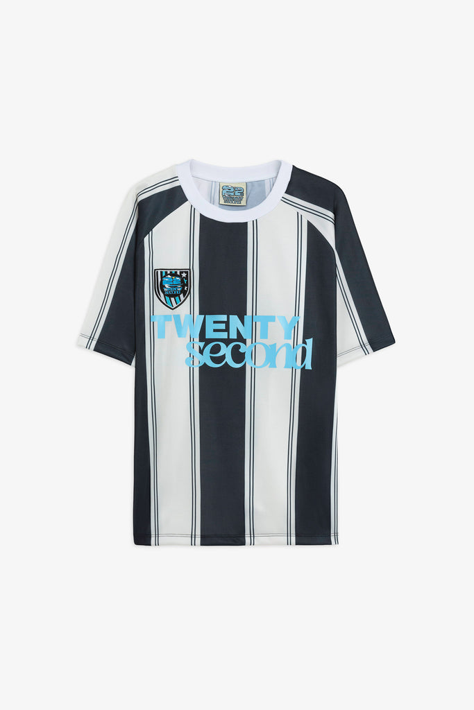 Football Striped T-shirt with Front Print