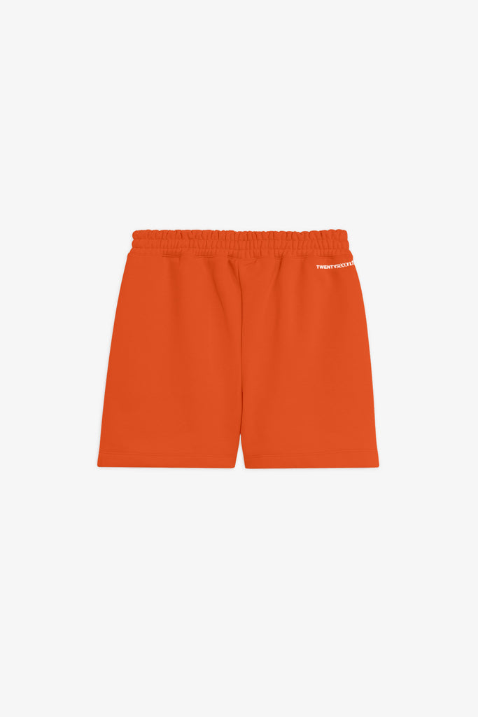 Bermuda in felpa con logo ricamato