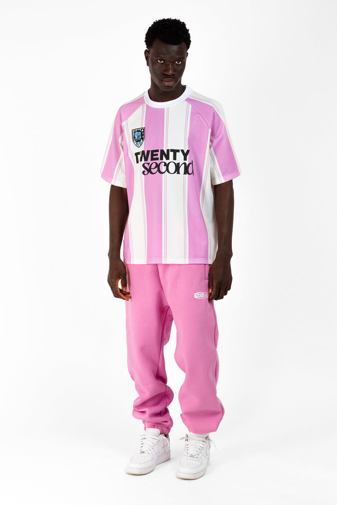 Football Striped T-shirt with Front Print