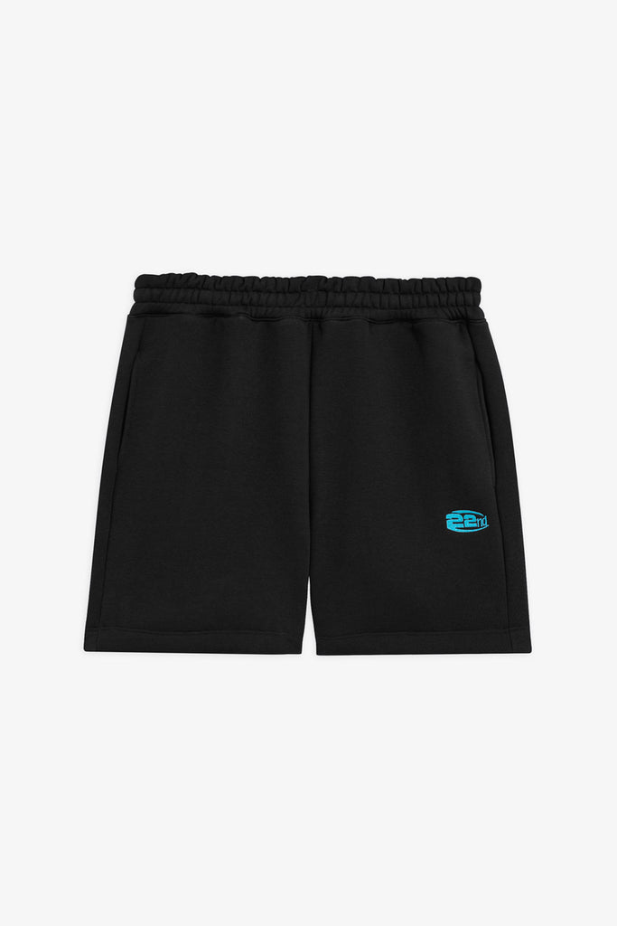 Bermuda In Felpa Con Logo Ricamato