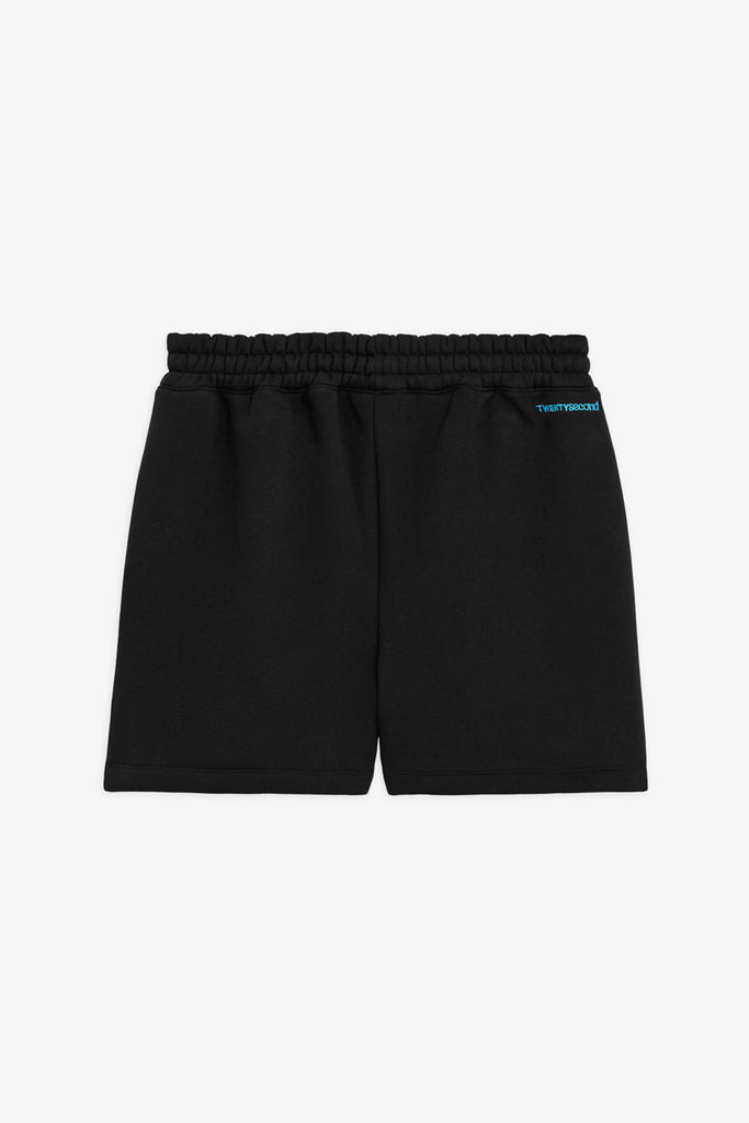 Bermuda In Felpa Con Logo Ricamato
