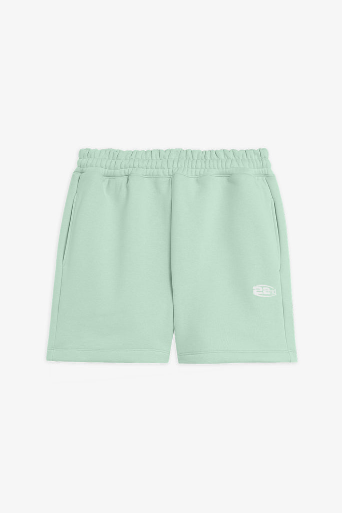 Bermuda In Felpa Con Logo Ricamato