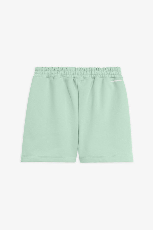Bermuda In Felpa Con Logo Ricamato