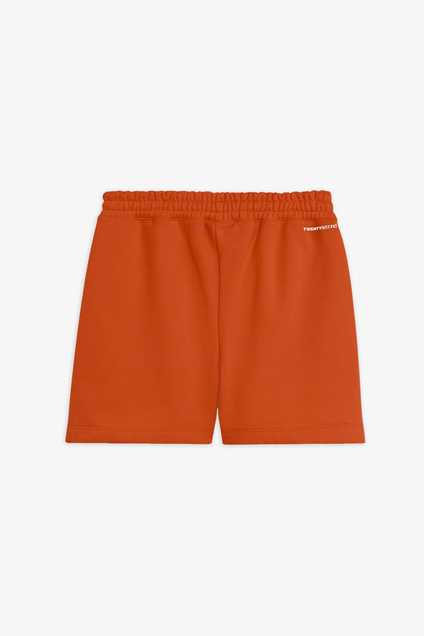 Bermuda In Felpa Con Logo Ricamato