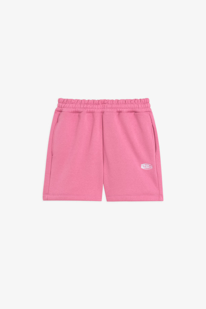 Bermuda in felpa con logo ricamato