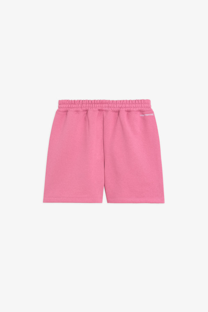 Bermuda in felpa con logo ricamato