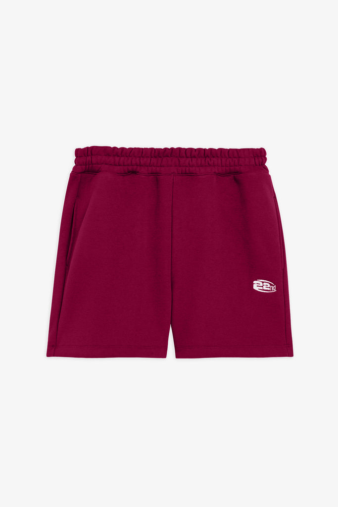 Bermuda In Felpa Con Logo Ricamato
