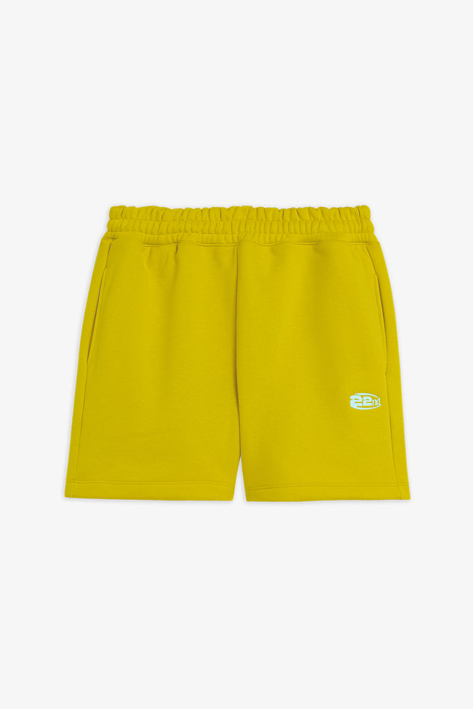 Bermuda In Felpa Con Logo Ricamato