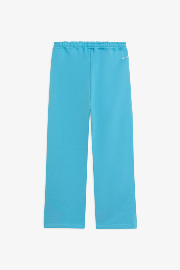 Jogger in felpa Open Leg  con cintura elasticizzata
