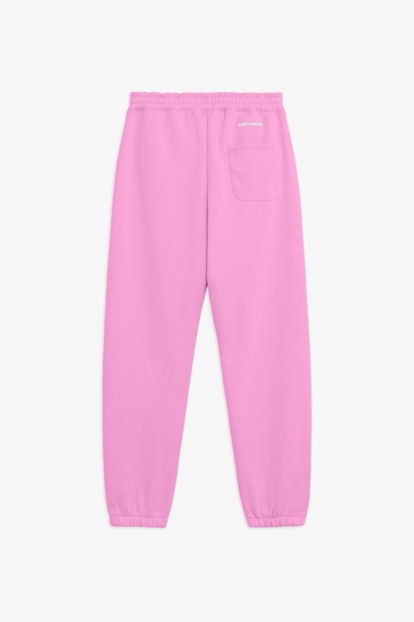 Jogger in felpa con cinto   e fondo  gamba elasticizzato
