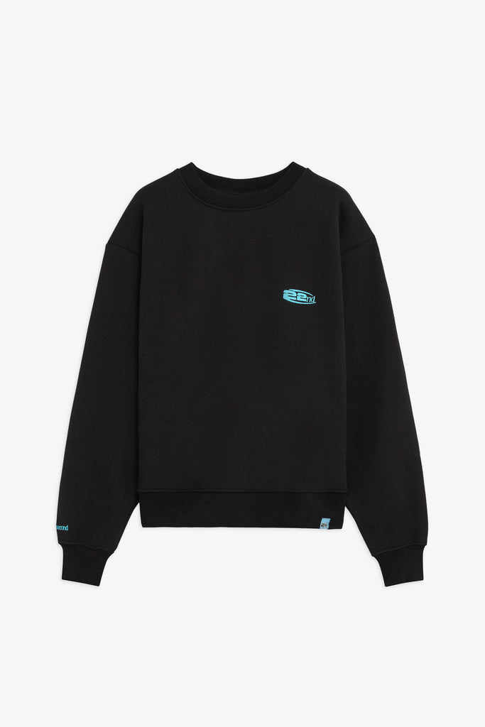 Crewneck Sweatshirt with Boxy Fit