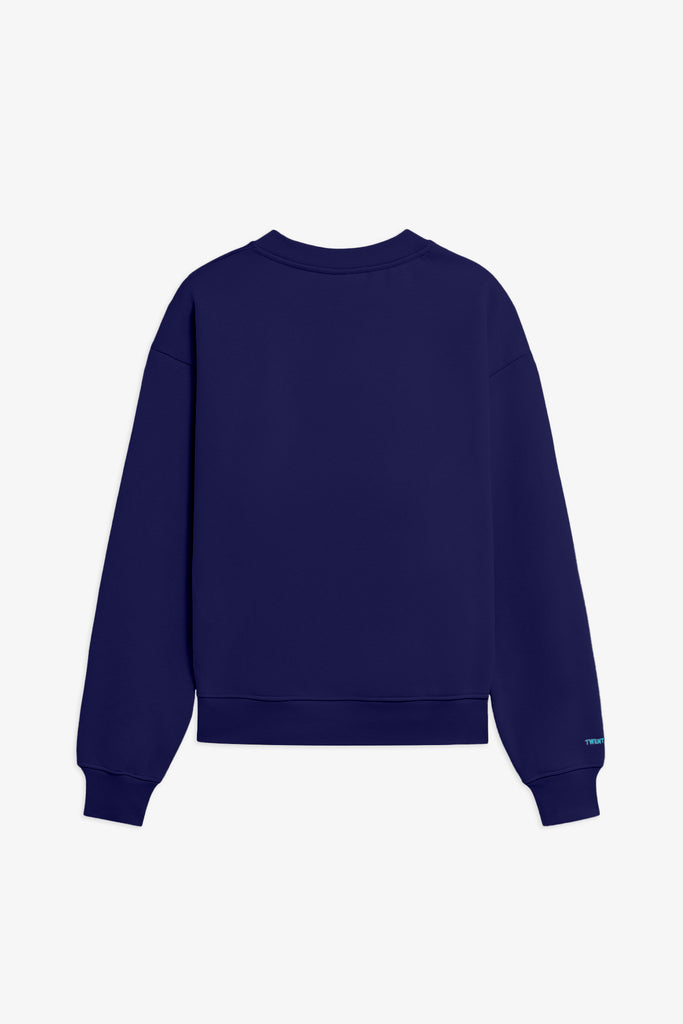 Felpa girocollo boxy fit