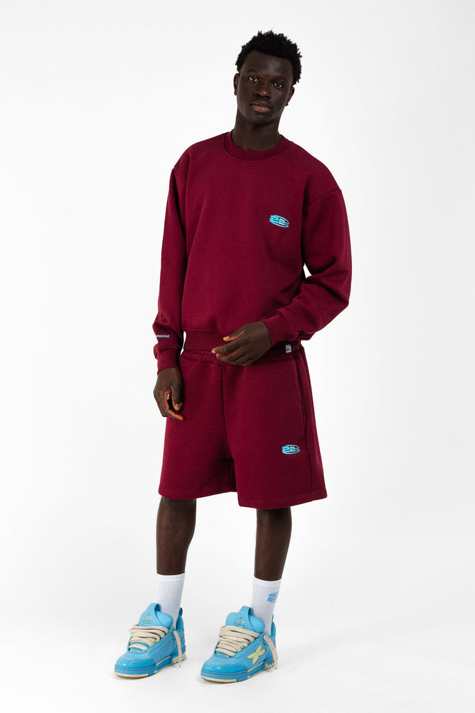 Felpa girocollo boxy fit