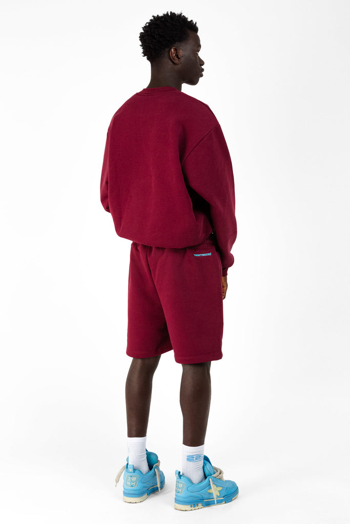 Felpa girocollo boxy fit