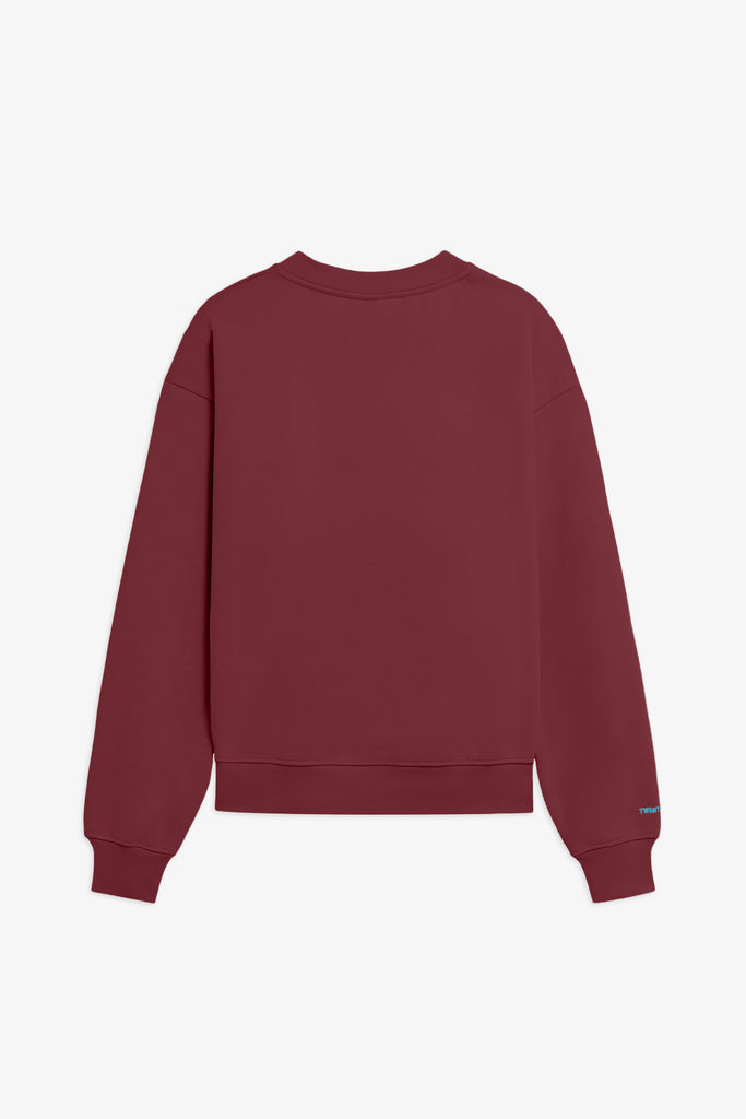Felpa girocollo boxy fit