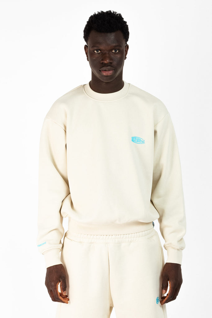 Crewneck Sweatshirt with Boxy Fit