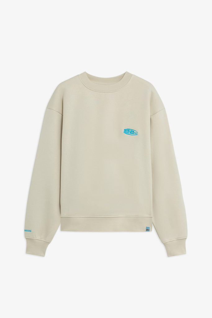 Crewneck Sweatshirt with Boxy Fit