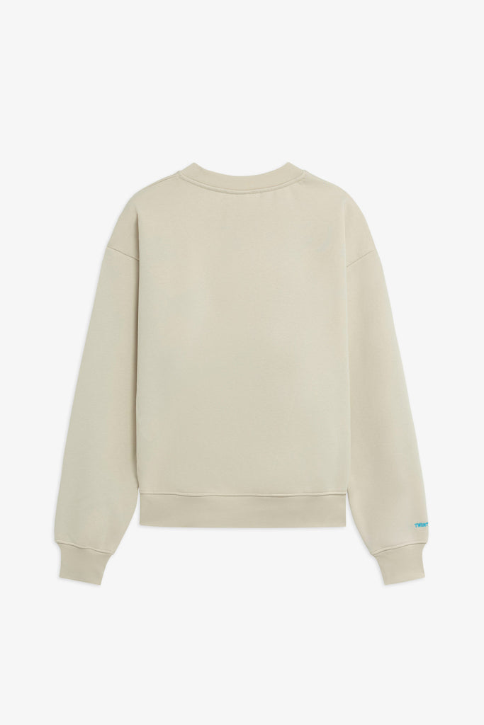 Crewneck Sweatshirt with Boxy Fit