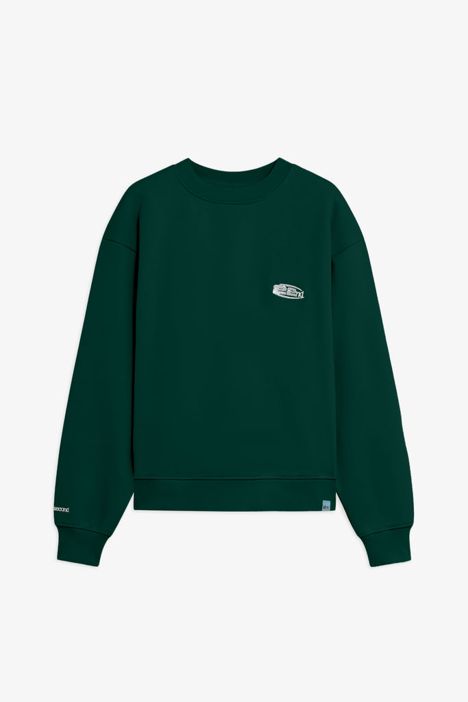 Felpa girocollo boxy fit