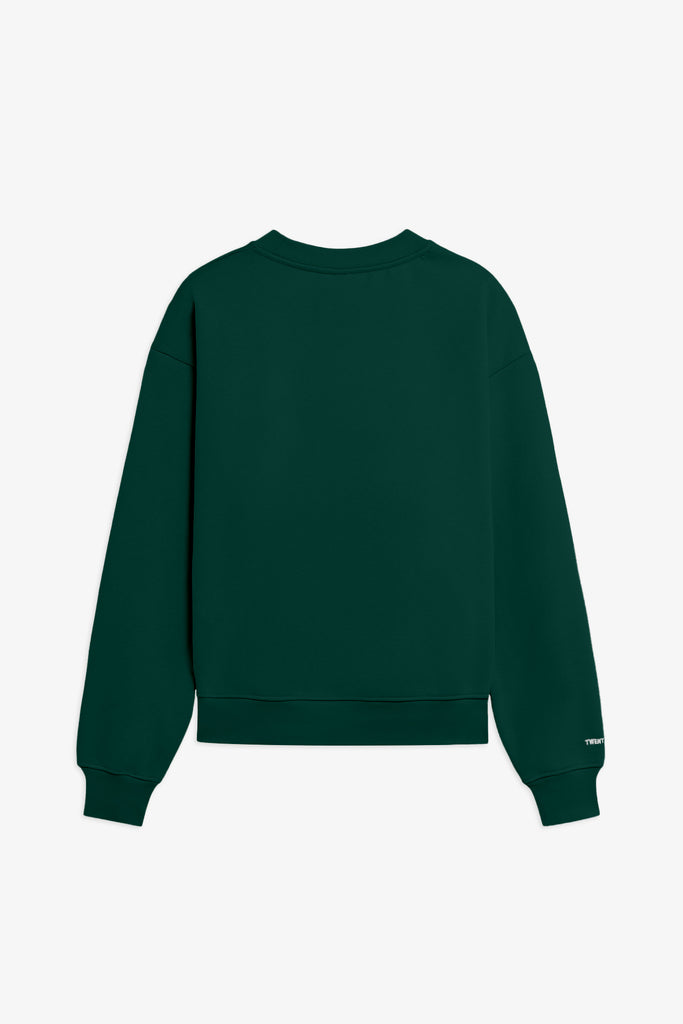 Felpa girocollo boxy fit