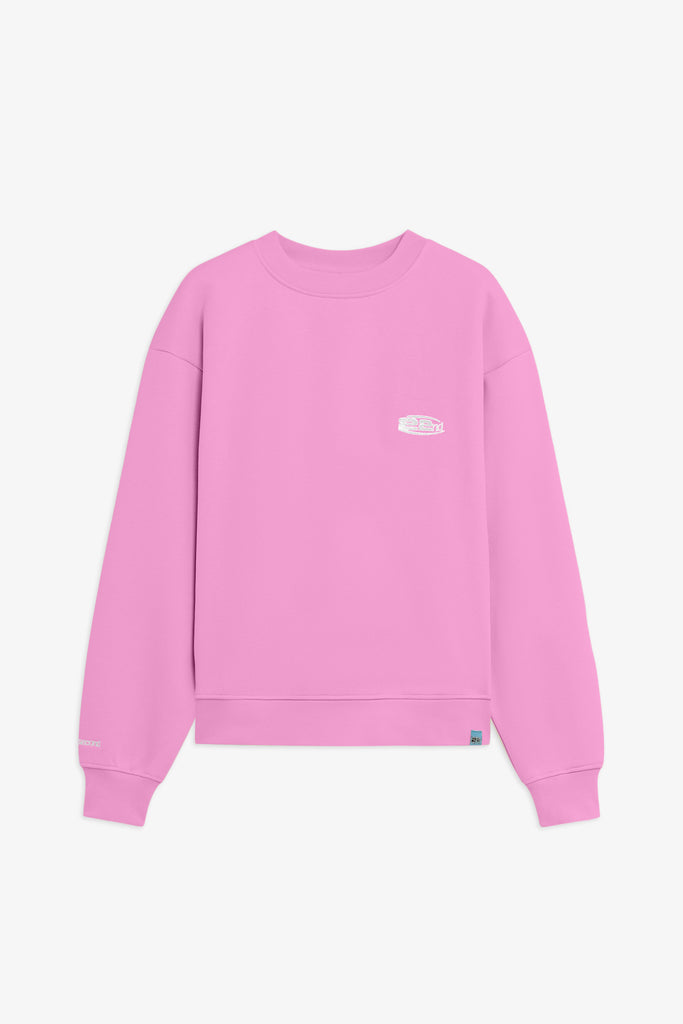 Felpa girocollo boxy fit