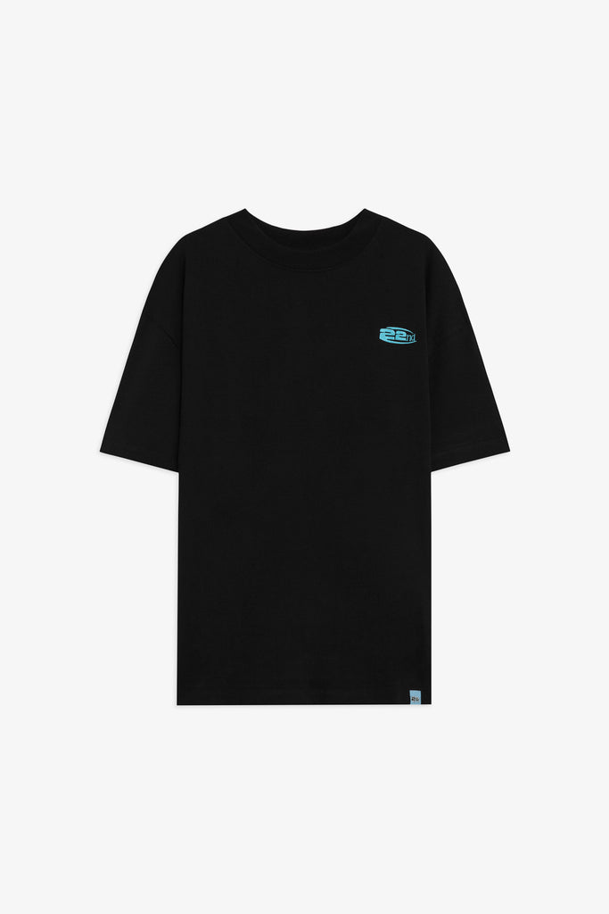 T-shirt in cotone Boxy  Fit con Logo Ricamato 22ND