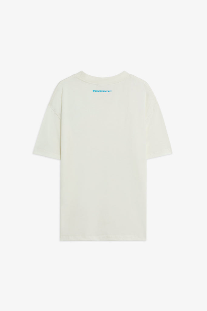 Boxy Fit Cotton Jersey T-shirt with 22ND