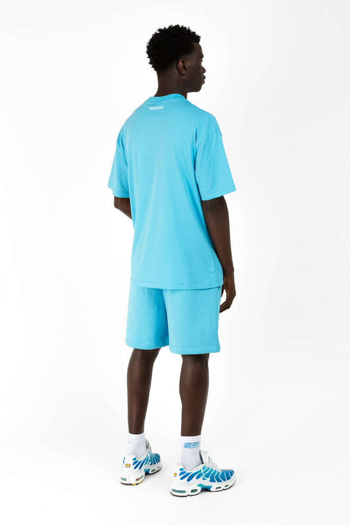 T-shirt in cotone Boxy  Fit con Logo Ricamato 22ND