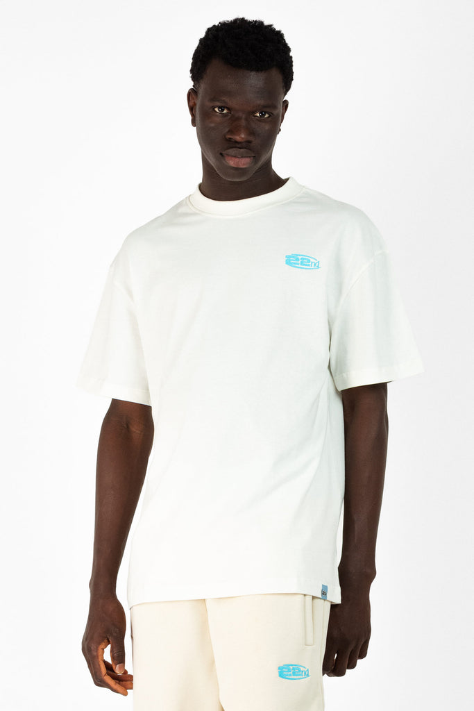 Boxy Fit Cotton Jersey T-shirt with 22ND