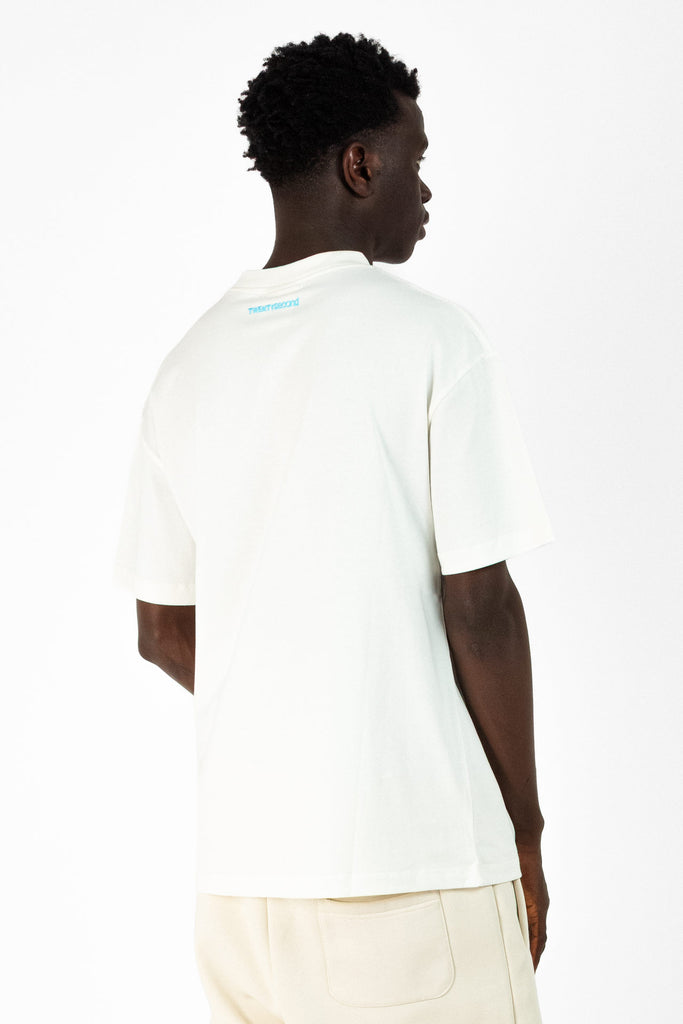 Boxy Fit Cotton Jersey T-shirt with 22ND
