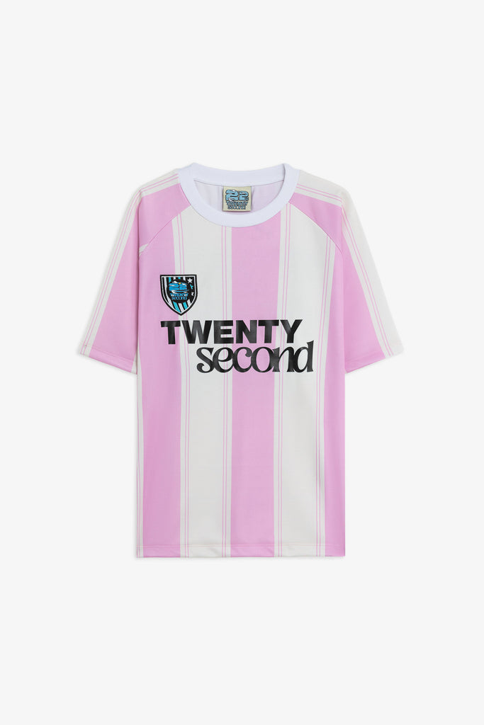 Football Striped T-shirt with Front Print