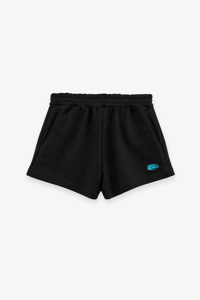 Shorts Da Donna 22Nd In Felpa Con Logo Ricamato