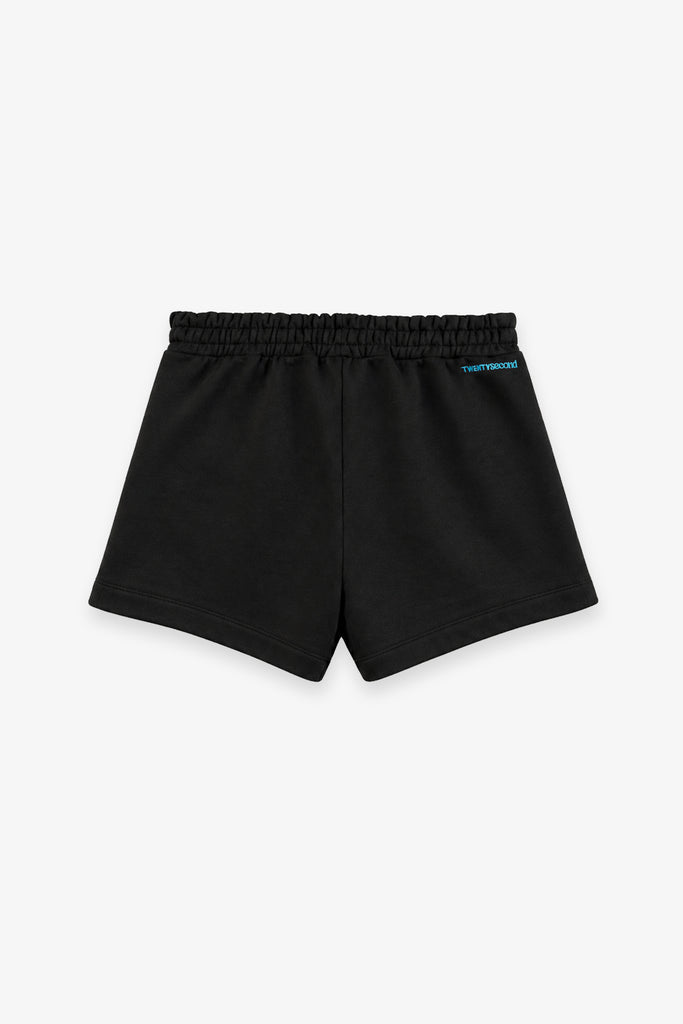 Shorts Da Donna 22Nd In Felpa Con Logo Ricamato