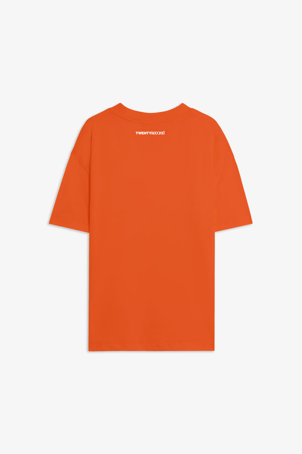 T-shirt in cotone Boxy  Fit con Logo Ricamato 22ND