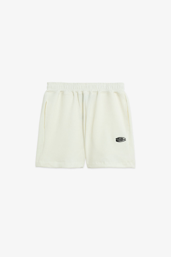 Shorts Waffle Con Ricamo 22nd
