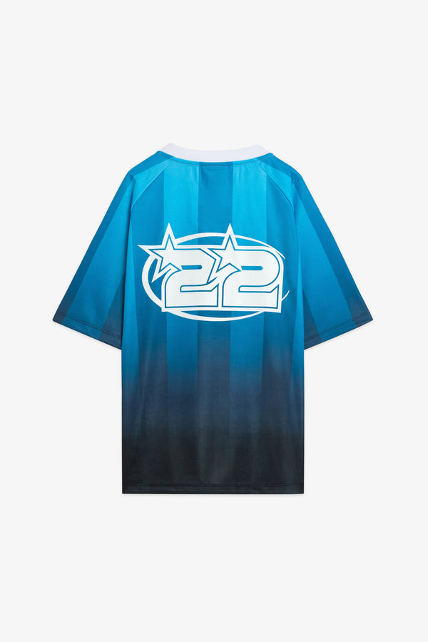 Tracetate Soccer T-Shirt cobn Stampa Degradè