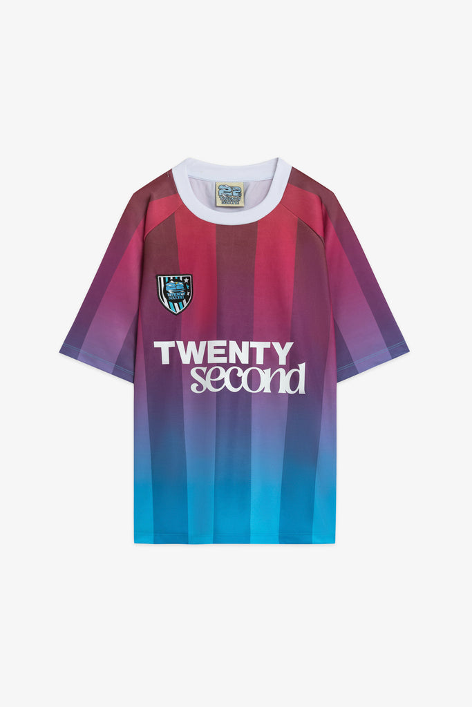 Tracetate Soccer T-Shirt cobn Stampa Degradè
