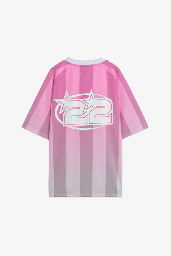 Tracetate Soccer T-Shirt cobn Stampa Degradè
