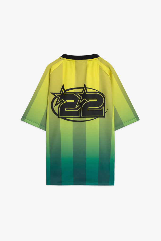 Tracetate Soccer T-Shirt cobn Stampa Degradè