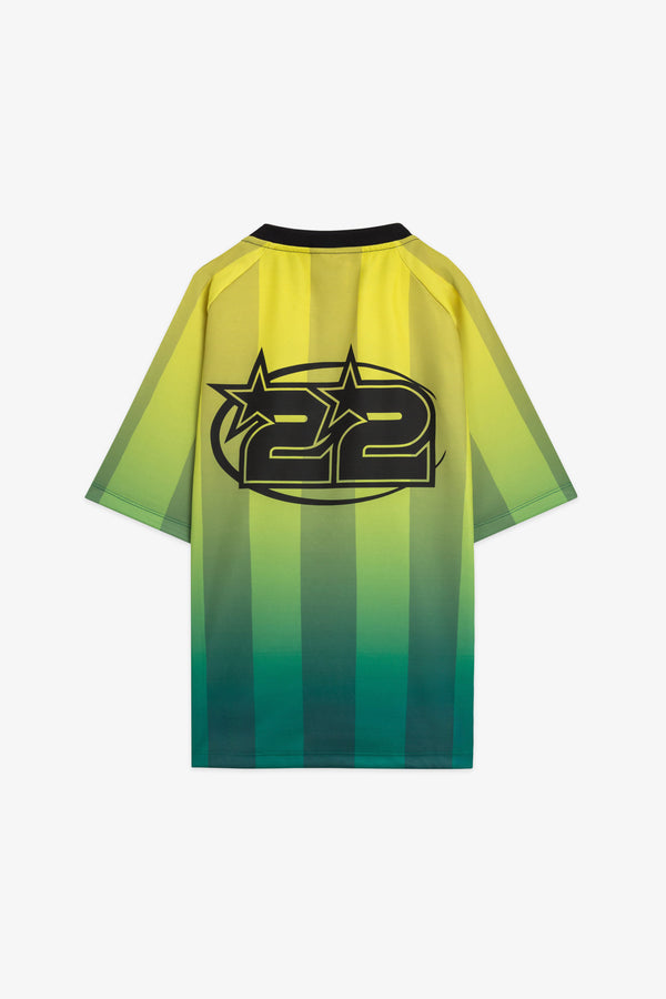 Tracetate Soccer T-Shirt cobn Stampa Degradè