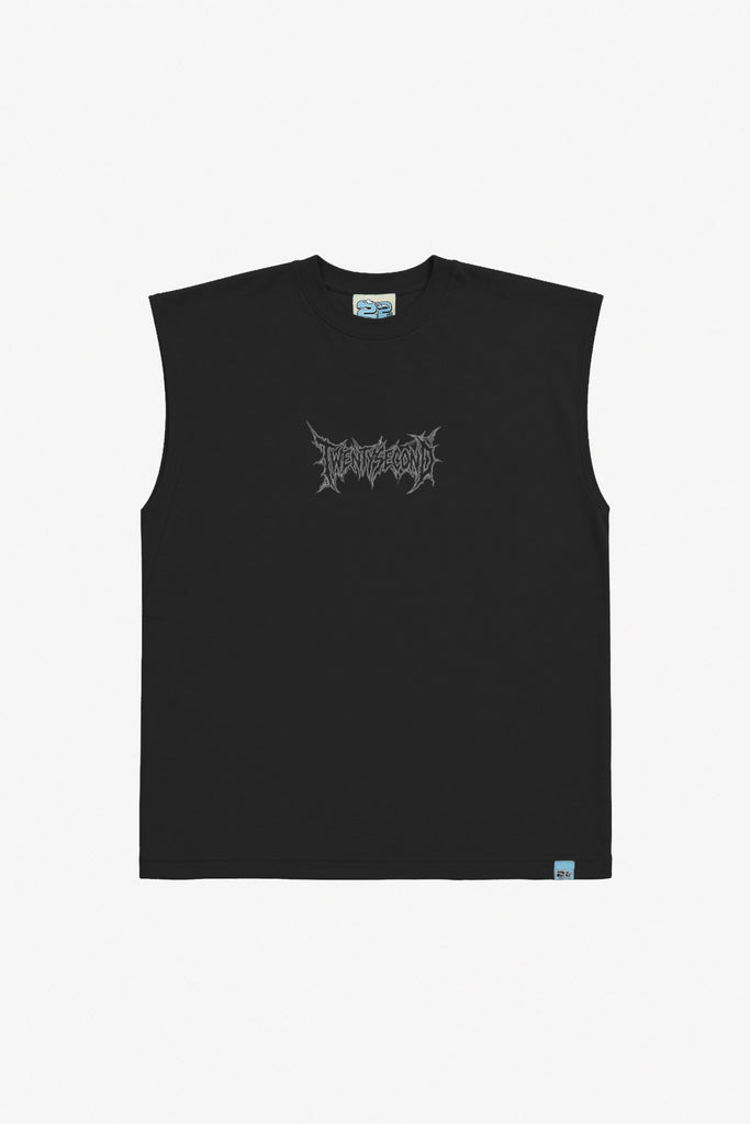 T-Shirt Smanicata 22Nd Con Doppia Stampa Metal