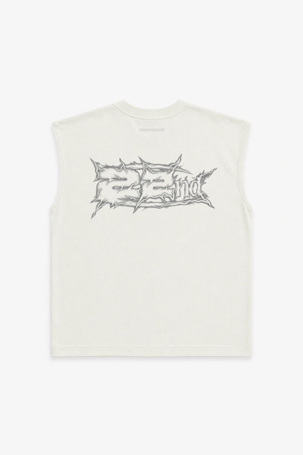 T-Shirt Smanicata 22Nd Con Doppia Stampa Metal