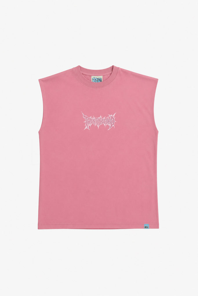 T-Shirt Smanicata 22Nd Con Doppia Stampa Metal