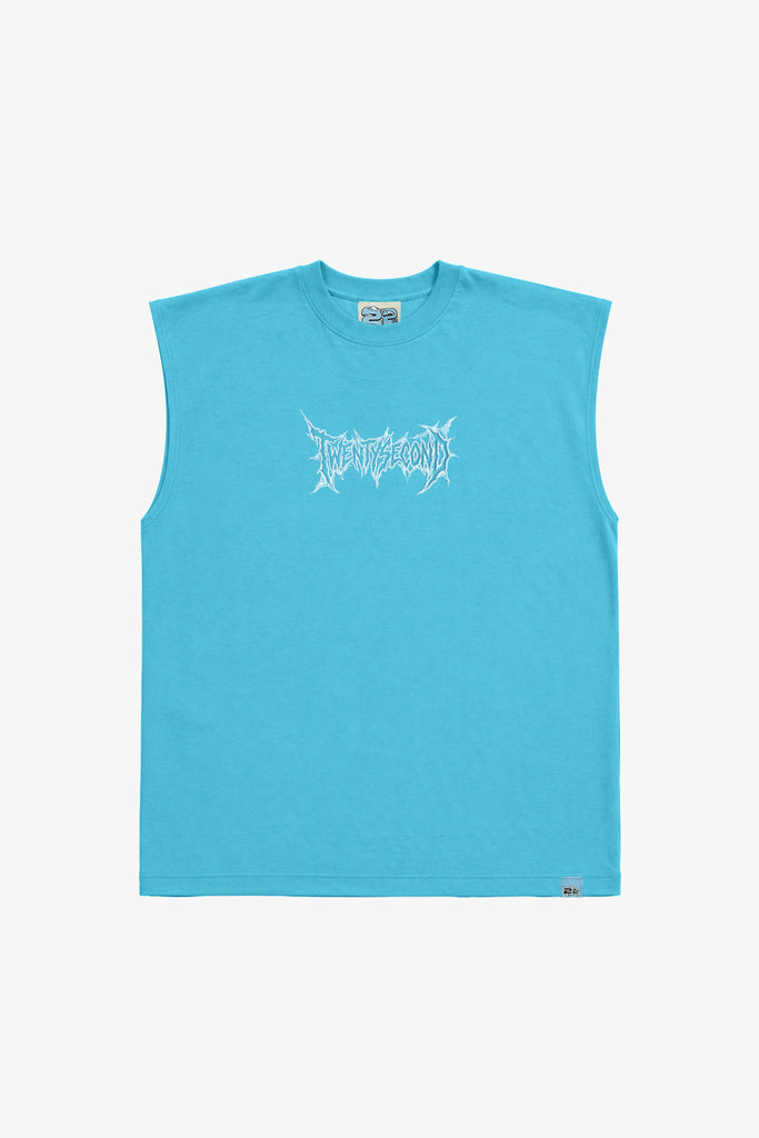 T-Shirt Smanicata 22Nd Con Doppia Stampa Metal