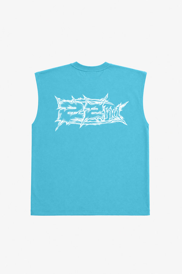 T-Shirt Smanicata 22Nd Con Doppia Stampa Metal