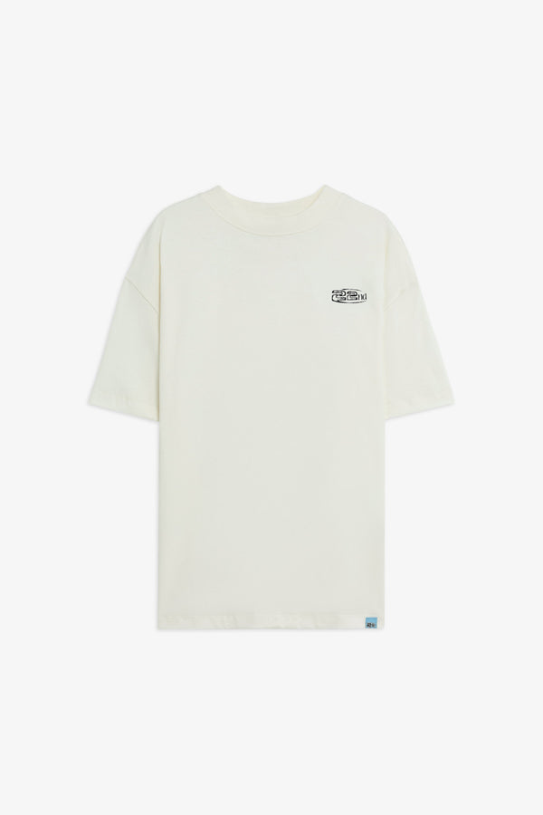 T-Shirt 22Nd Doppia Stampa Effetto Stencil