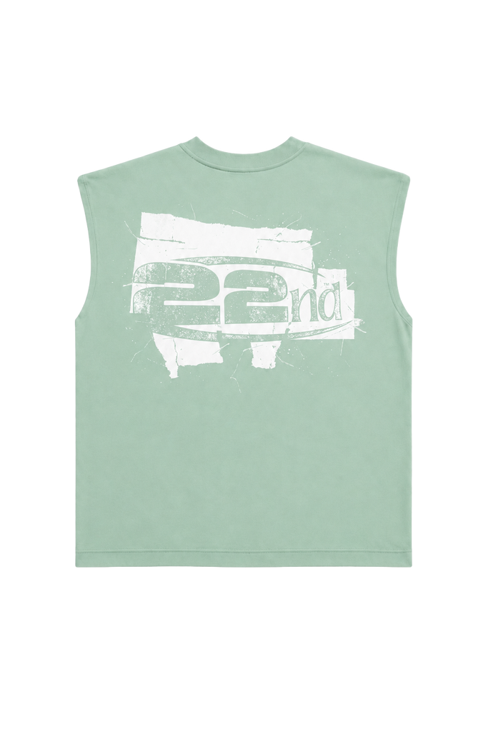 T-shirt Smanicata 22nd Con Stampa
