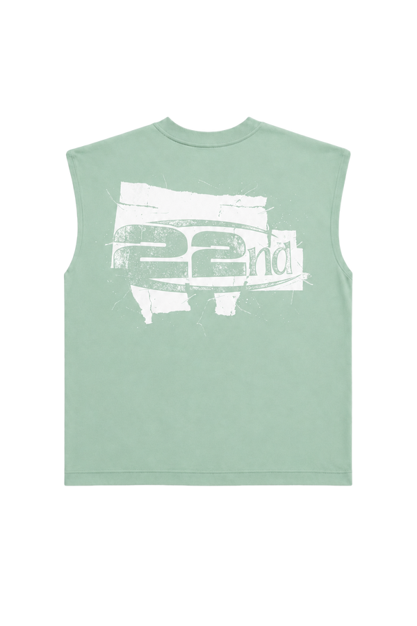 T-shirt Smanicata 22nd Con Stampa